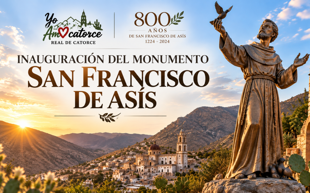 Inauguran Monumento a San Francisco de Asís en Real de Catorce: